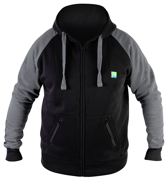 PRESTON CELCIUS ZIP HOODIE SCHWARZ