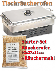 Tischräucherofen Deluxe - Startset mit Räuchermehl