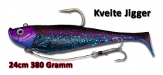 Quantum 380g Kveite Jigger, 24cm, deep purple