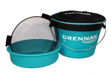 Drennan Futtereimer 25L SET mit Sieb + Futterwanne + Regenschutz-Cover