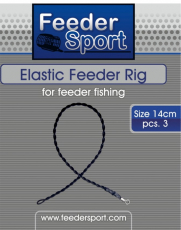 Feeder Sport Elastic Feeder Rig 3 Stk. 14cm ABVERKAUF