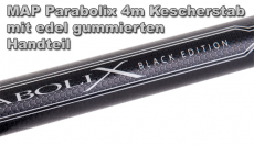 MAP Parabolic Kescherstab 4m mit 2 Gewinden und gummiertem Handteil. (landing net handle)