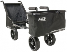 MAP Transportsystem X4 Extending Barrow MK2 + XL Front Accessory Bag, 4 Räder, Modell 2024