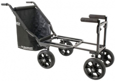 MAP Transportsystem X4 Extending Barrow MK2 + XL Front Accessory Bag, 4 Räder, Modell 2025