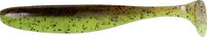 Quantum 4street B-Ass Shad 3.6 green pumpkin chartreuse, UV-aktiv, 9cm, 7 Stück