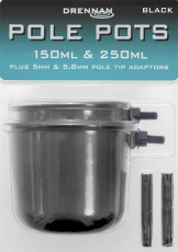 Drennan Pole Cup (pole pot) black, 2 Stück