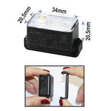 LALIZAS LED Licht Lifejacket flashing light "Safelite IV" ON-OFF water activated, SOLAS/MED/USCG-MER/TC