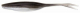 Bass Assassin 4" Shad - Black Shad, 8 Stück