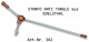 Stonfo Anti Tangle Boom aus Edelstahl, gebogen, 5cm - 2 Stück